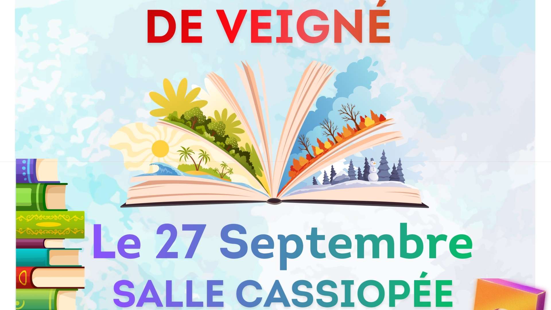 Affiche : SALON DU LIVRE DE VEIGNÉ