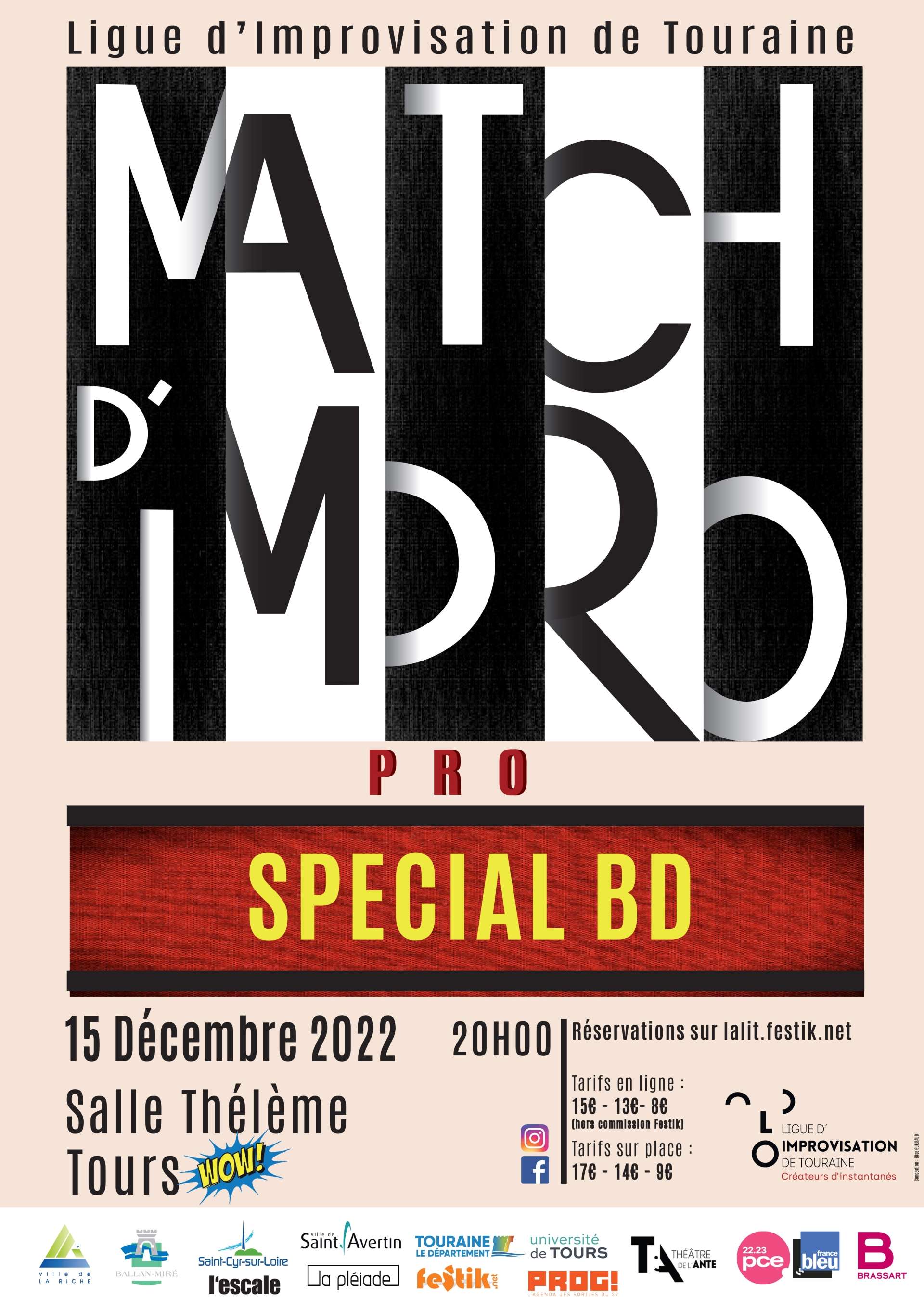 Match pro Spécial BD. 20h. Déc 2022