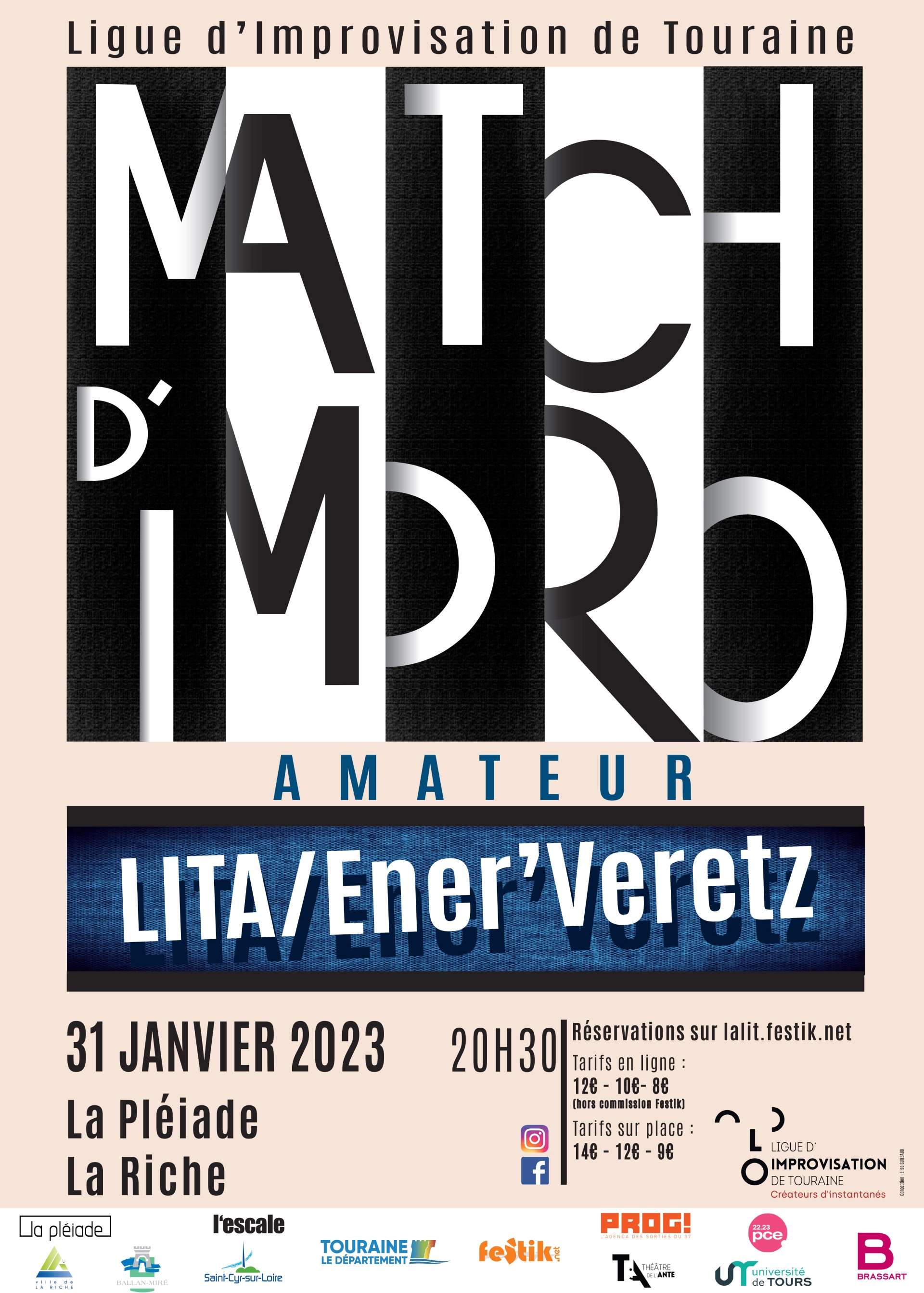 Affiche match amateur