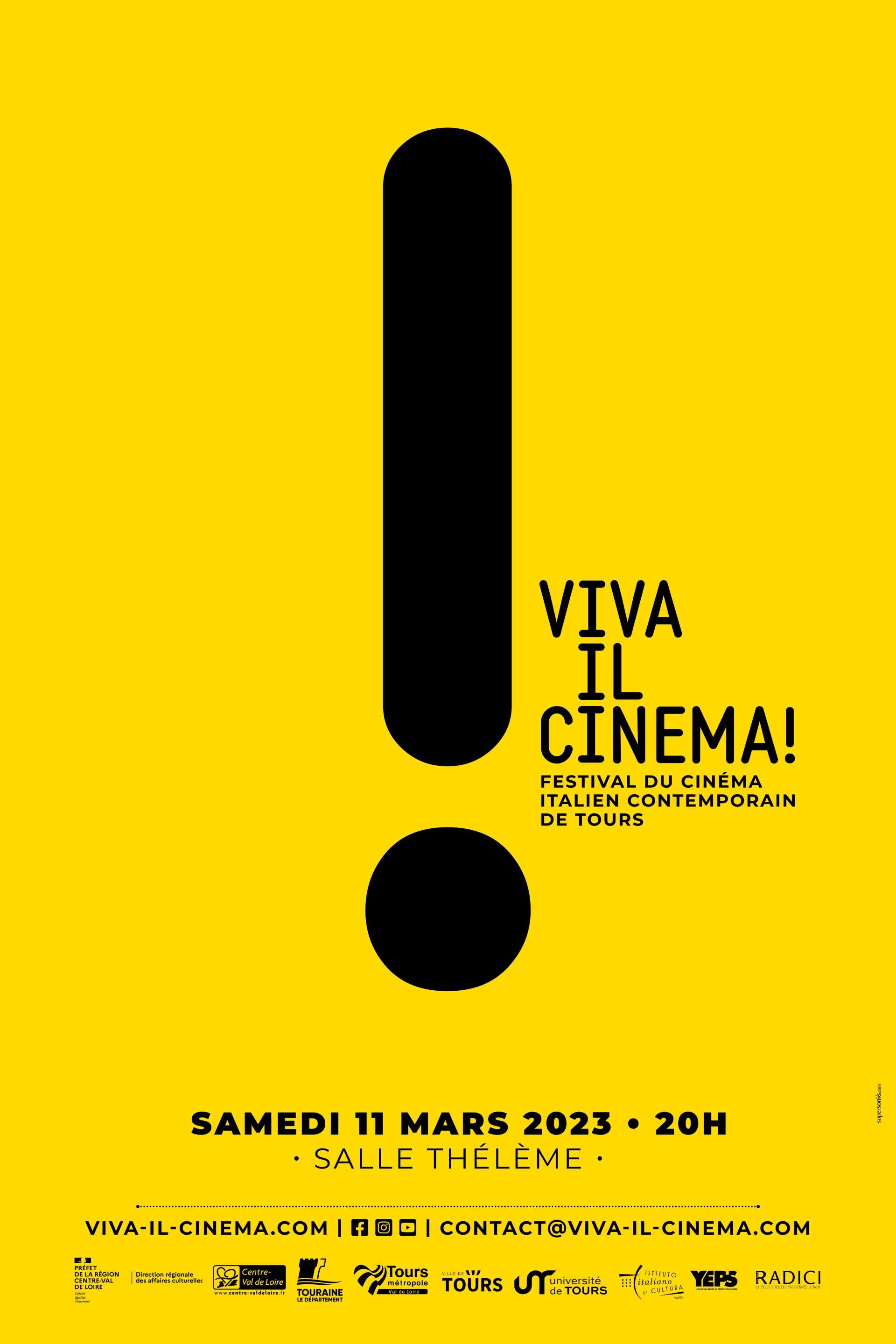 Viva il cinema ! – RDV samedi 11 mars 2023