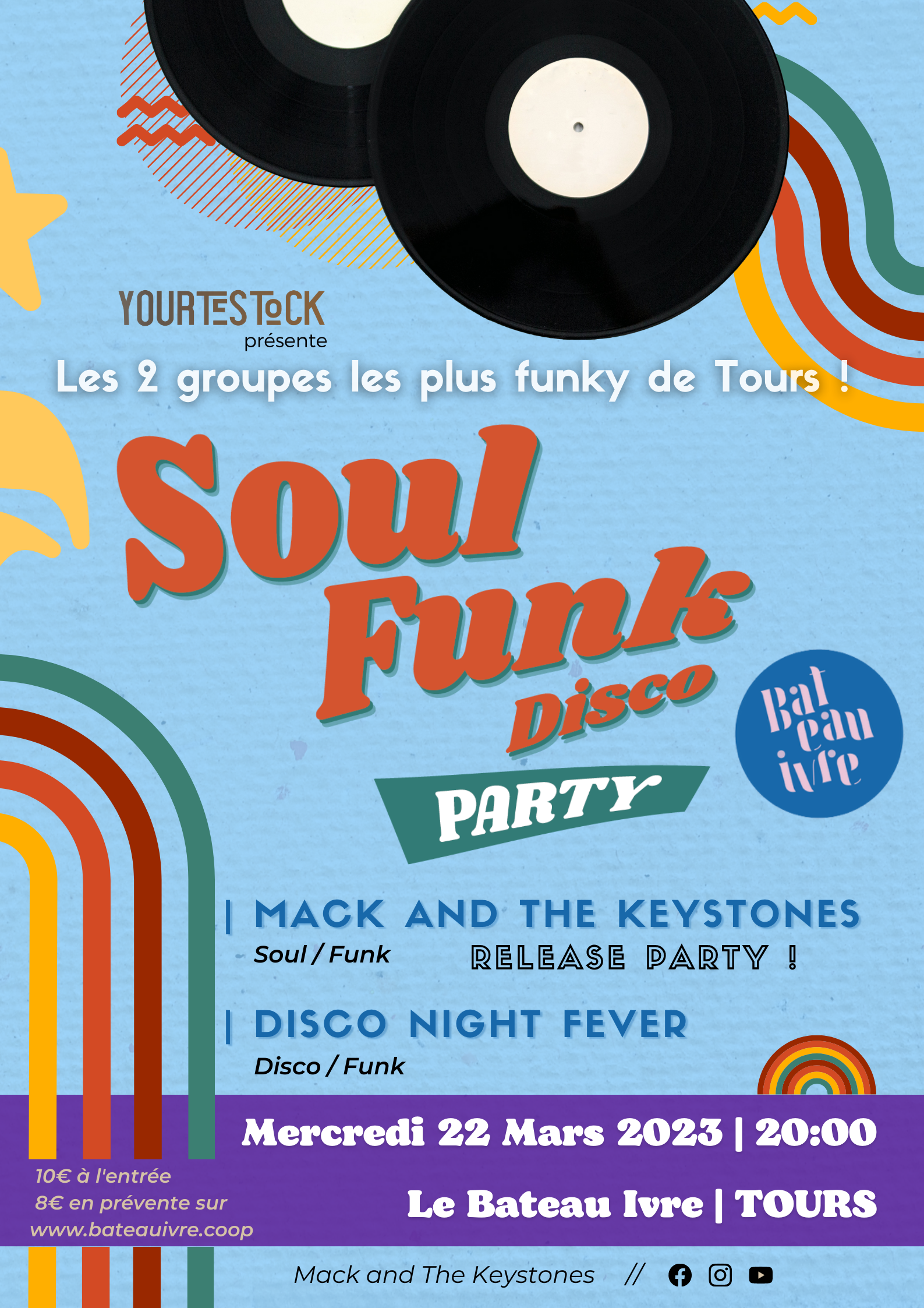 Concert soul funk disco bateau ivre