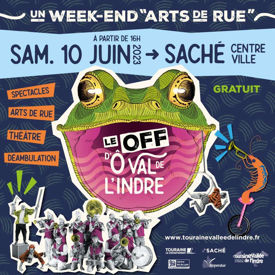 affiche Festival « Le Off d'Ô Val de l'Indre » 10 juin 2023 à Saché