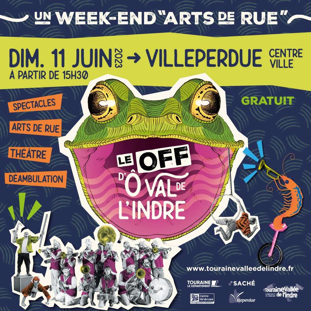 affiche Festival « Le Off d'Ô Val de l'Indre » 11 juin 2023 à Villeperdue