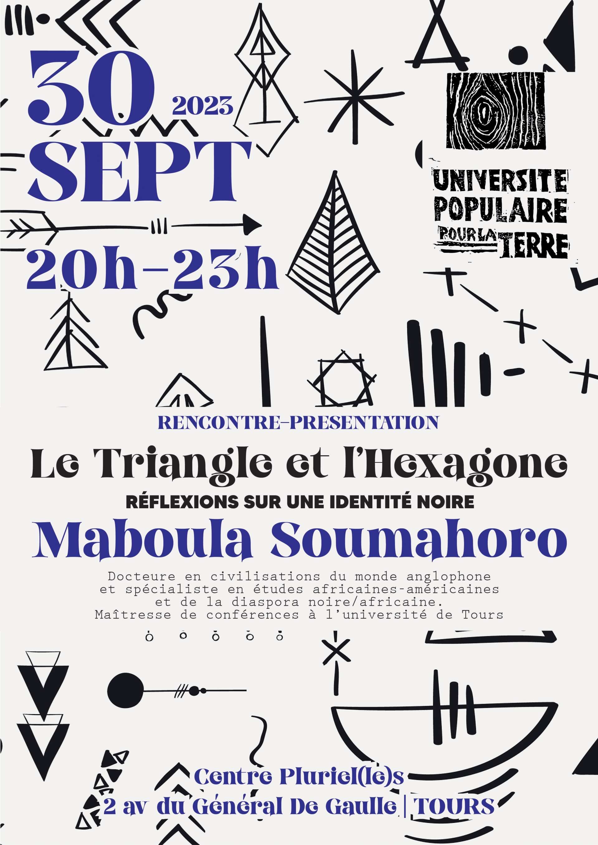 Affiche rencontre Maboula Soumahoro