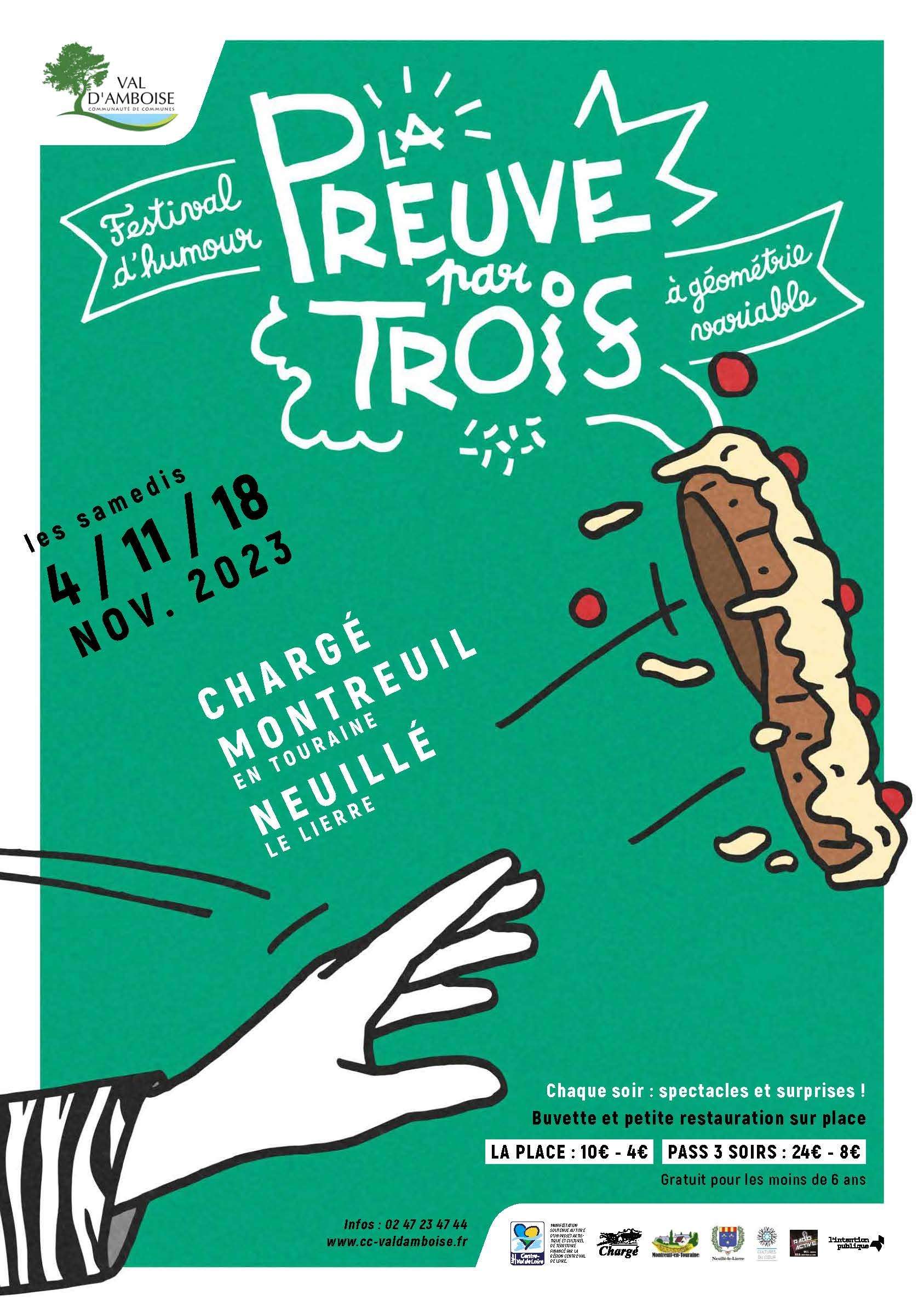 affiche Festival La Preuve par Trois 2023