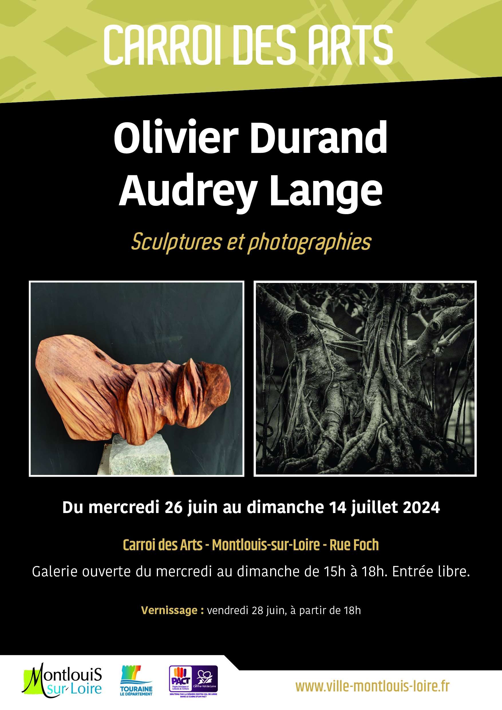 Exposition d'Olivier DURAND et d'Audrey LANGE
