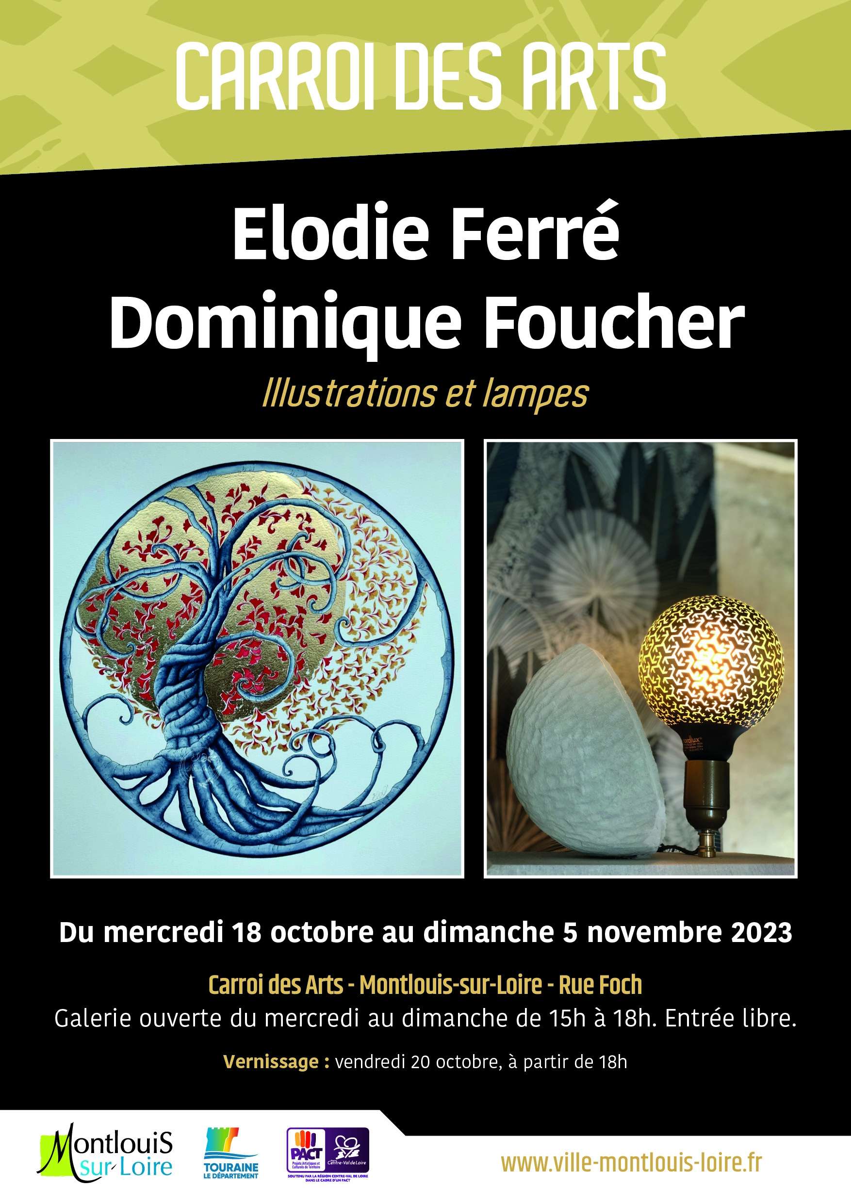 Exposition d'Elodie FERRE et de Dominique FOUCHER