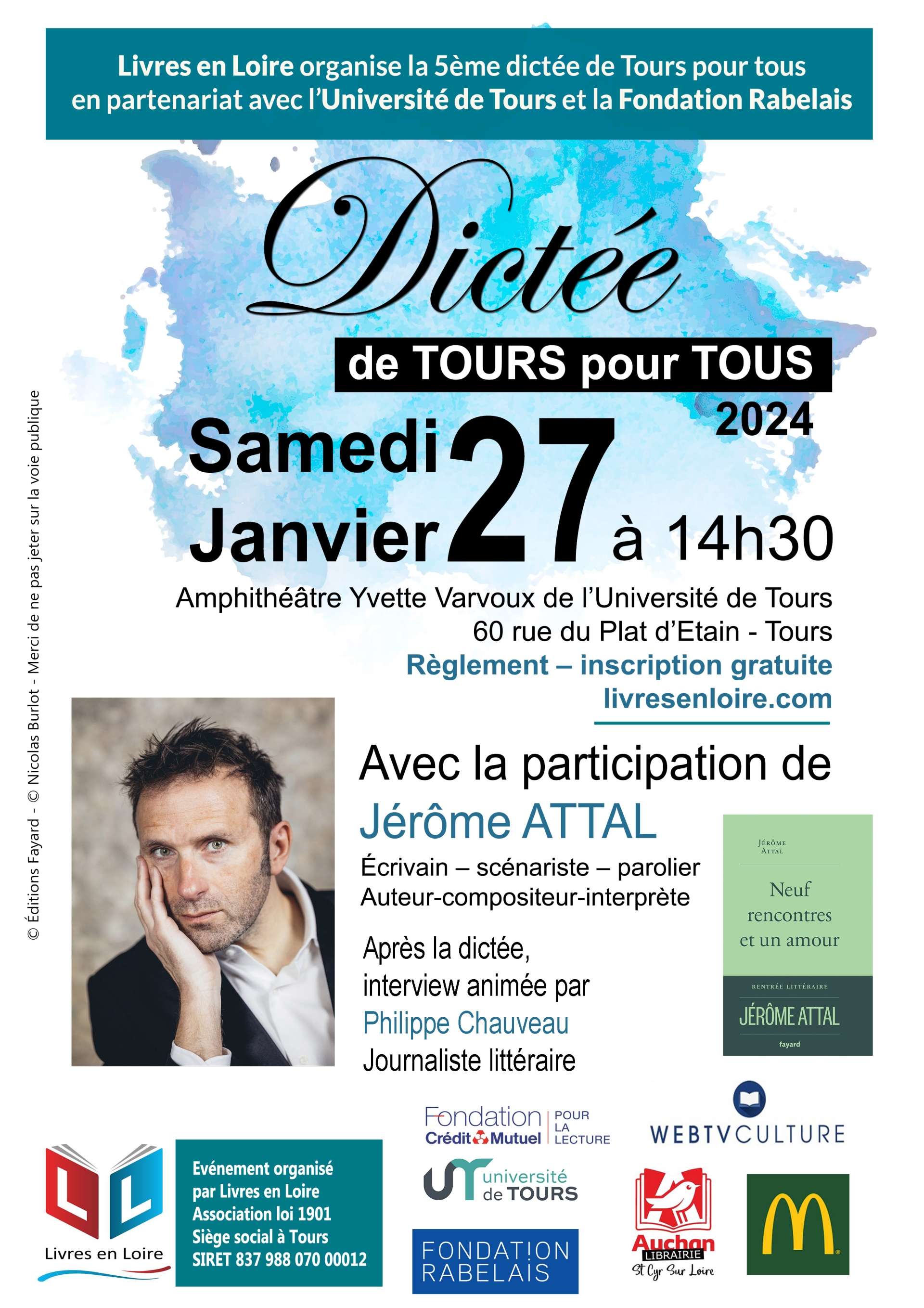 DICTÉE de TOURS pour TOUS