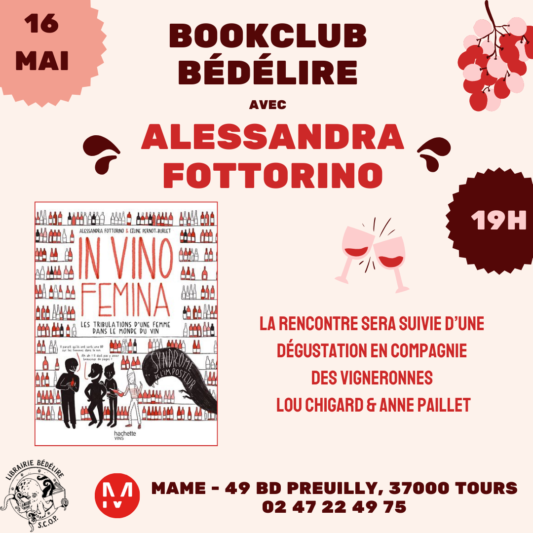 Bookclub avec Alessandra Fottorino, autrice de la BD In Vino Femina