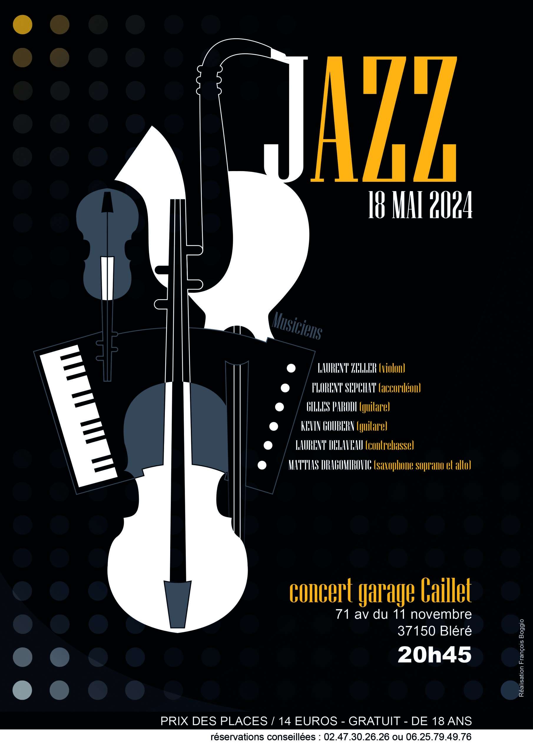 Concert Jazz au garage Caillet