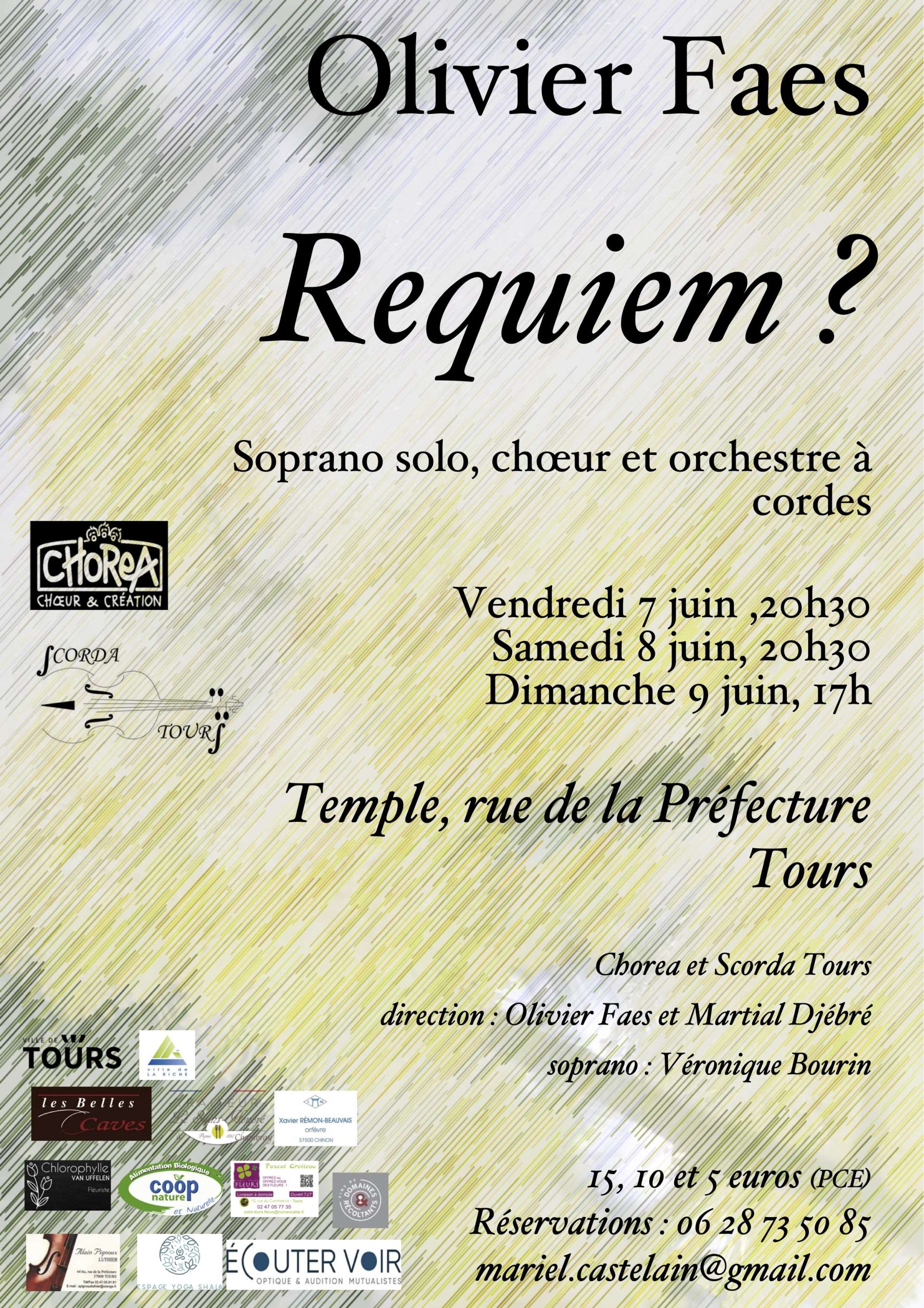 Requiem ? un parcours musical et poétique proposé par Olivier Faes