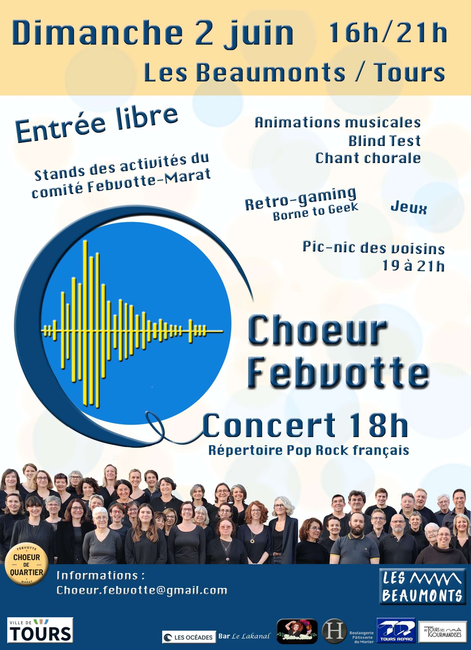 Représentation de la chorale Febvotte