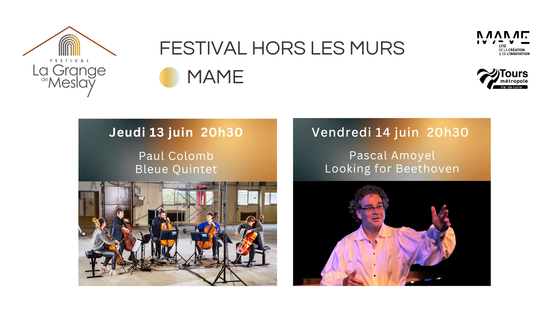 Festival de la Grange de Meslay - Hors les murs