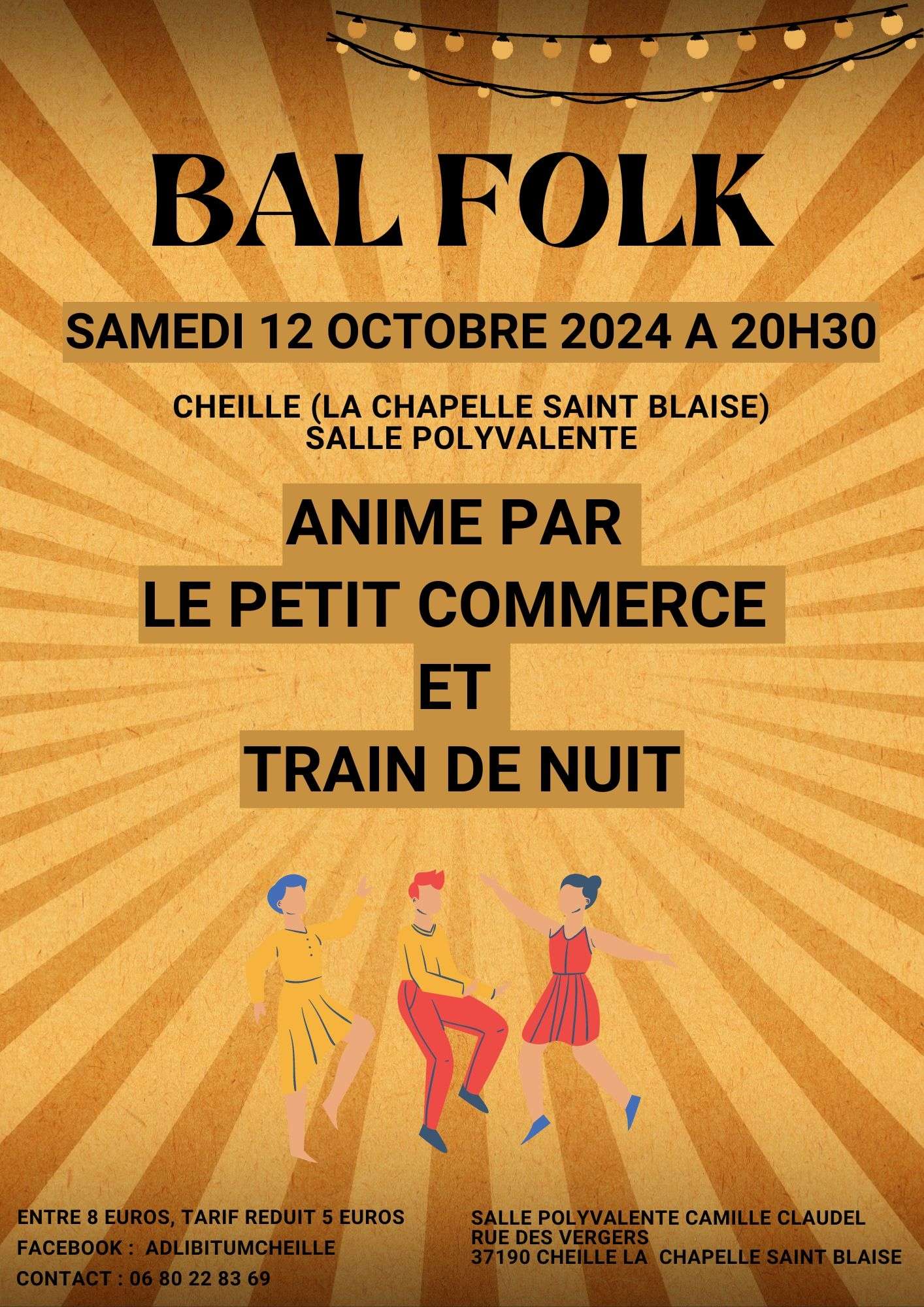 Affiche bal folk 2024