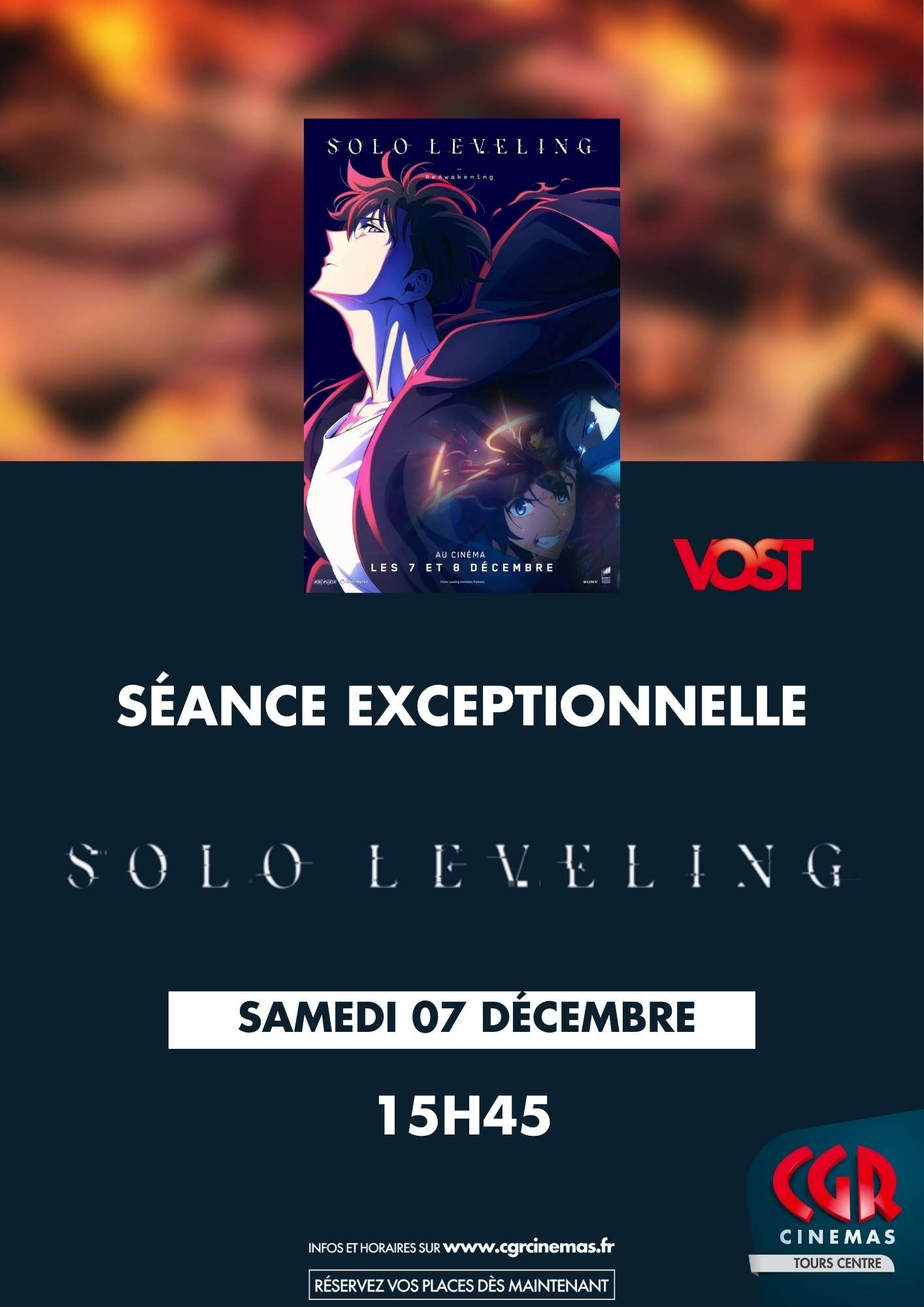 Affiche événement Solo Leveling Reawakening