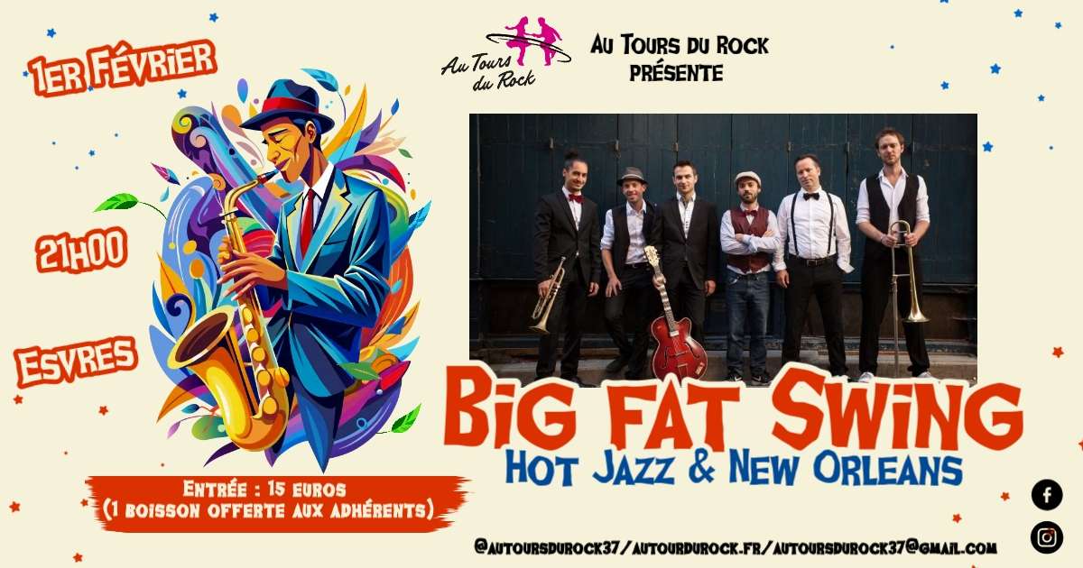 Soirée dansante Swing avec concert Big Fat Swing