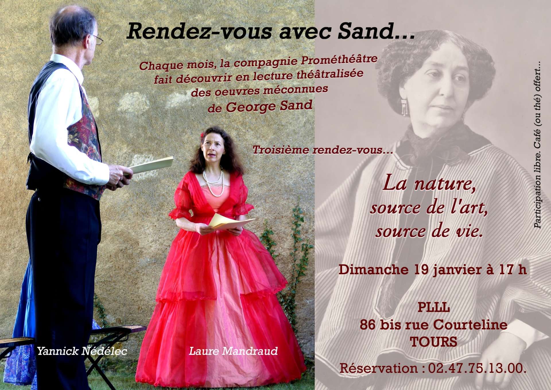 Affiche Lecture Sand