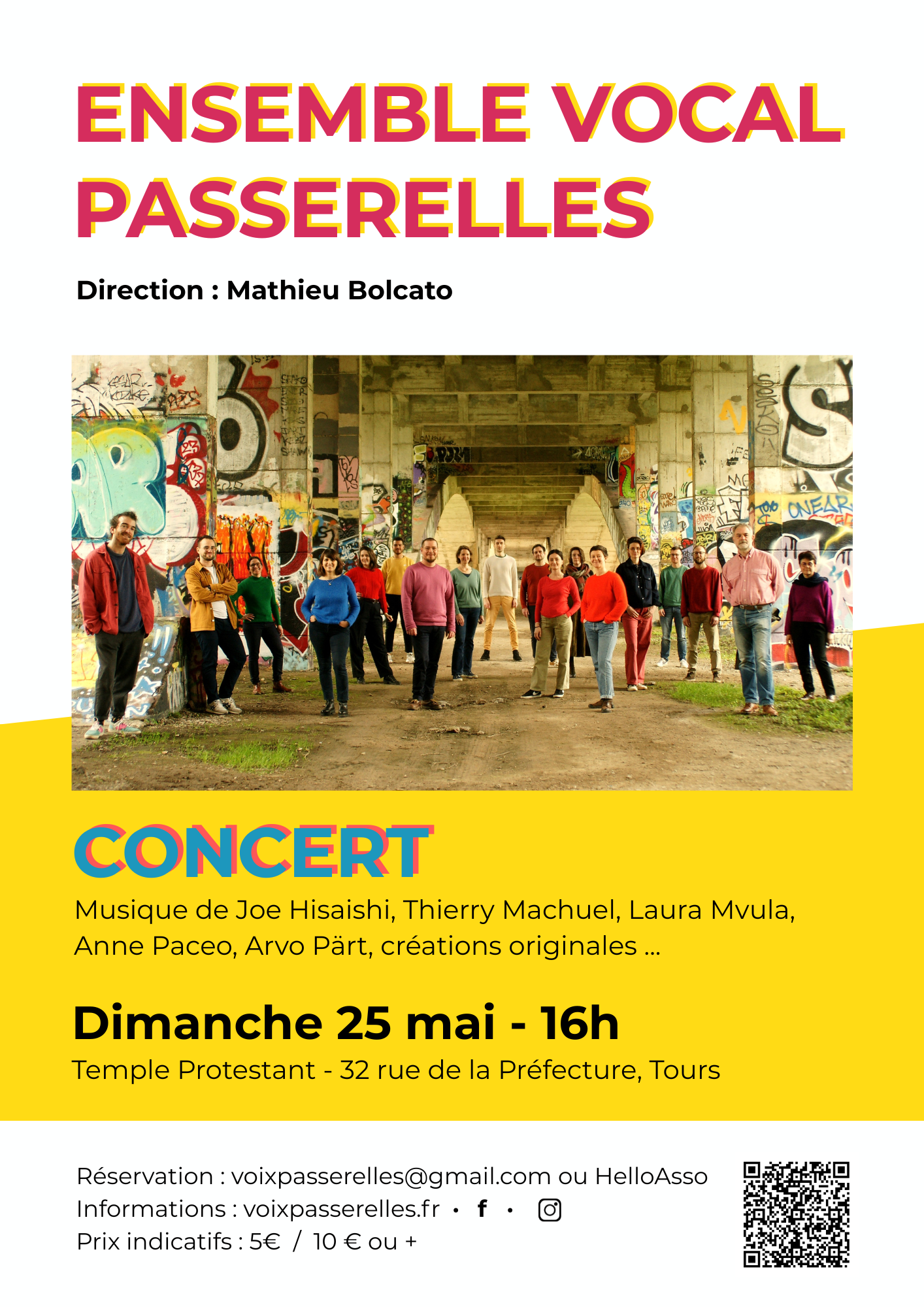  Ensemble vocal passerelles en concert au temple protestant