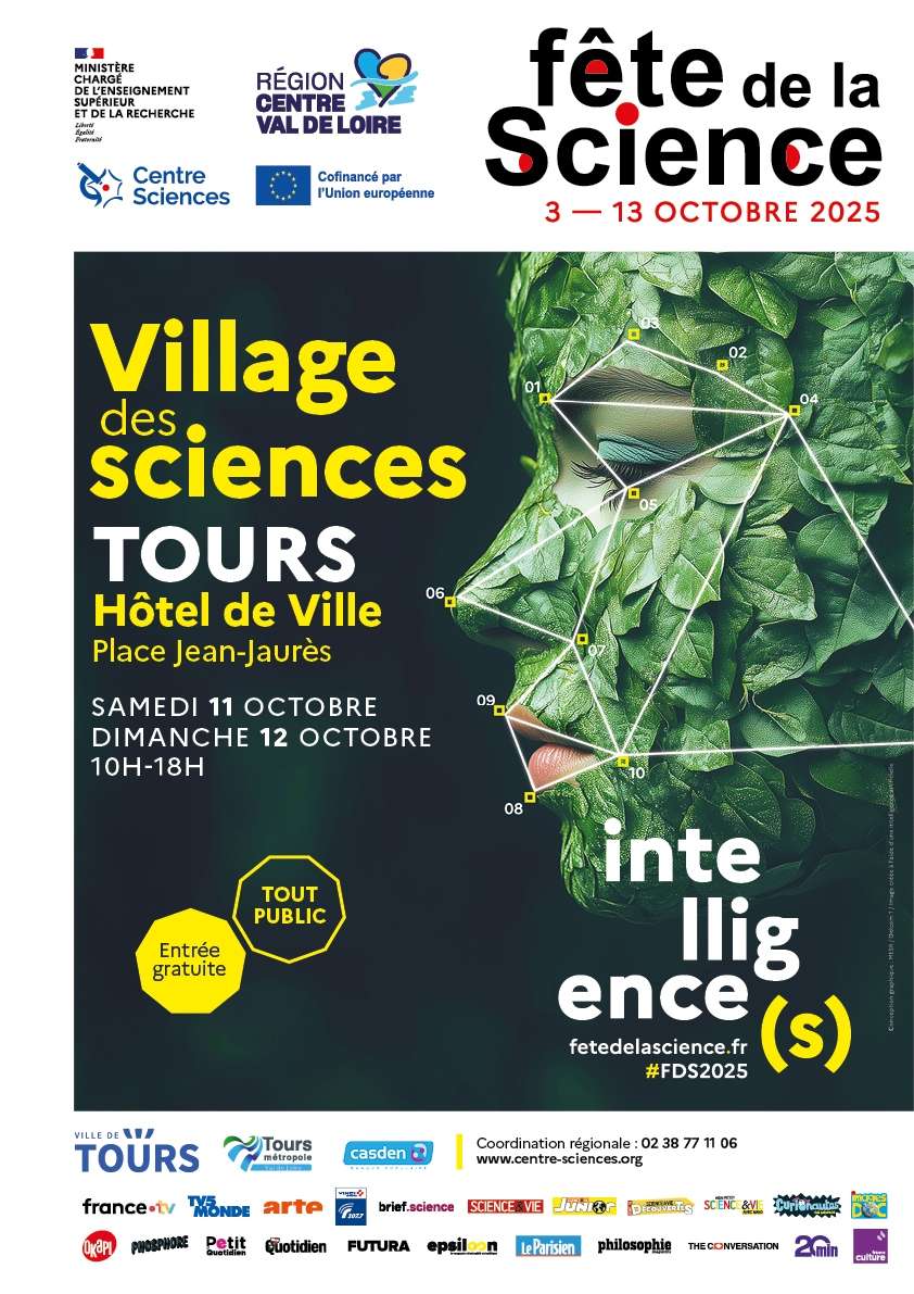 Visuel Village des sciences de la Fête de la Science
