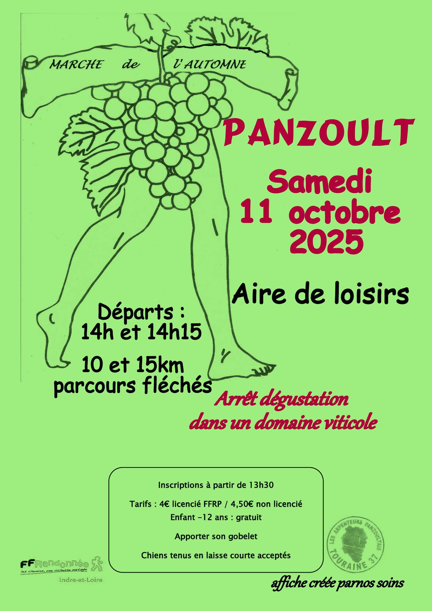 Affiche marche automne