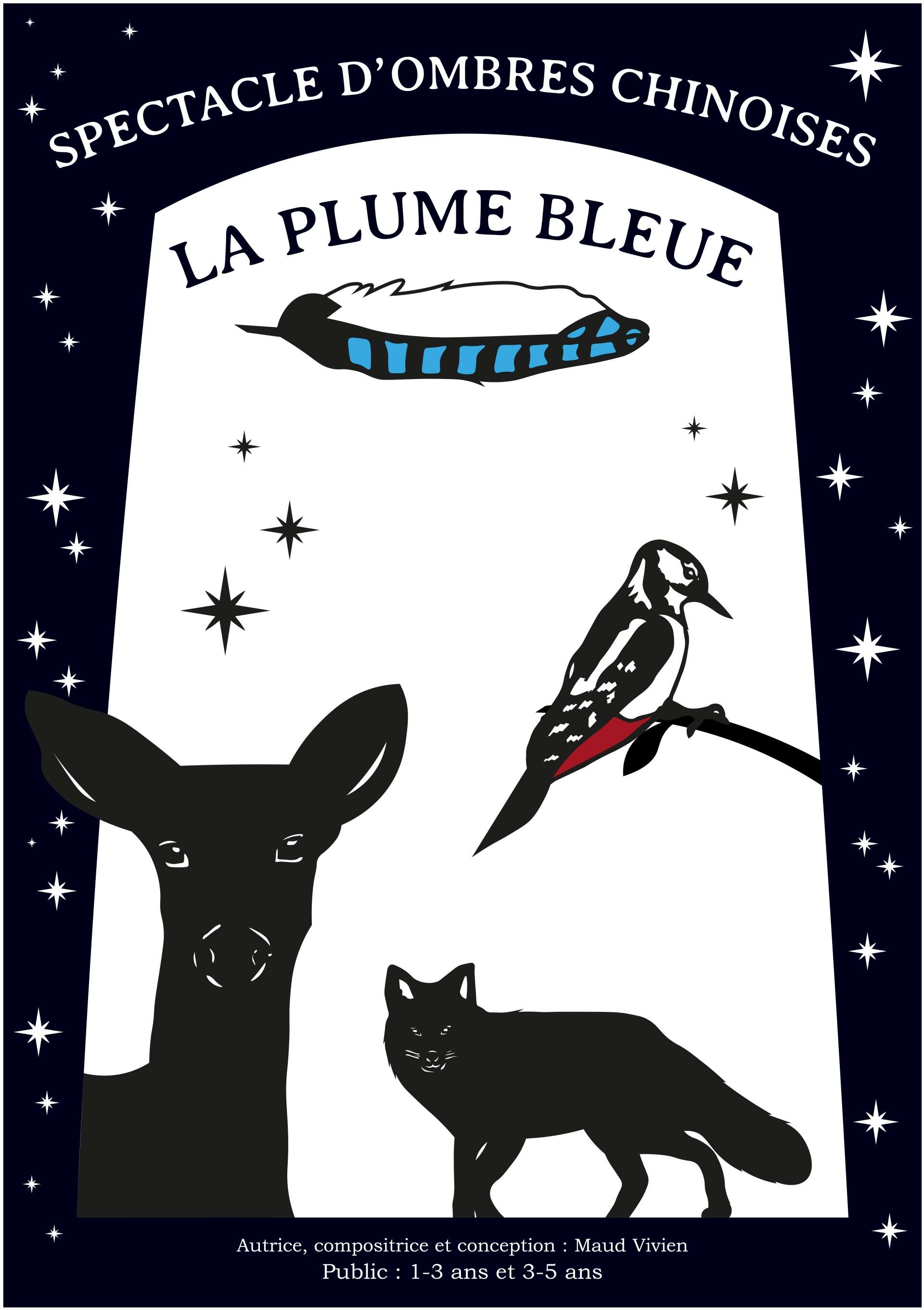 La Plume Bleue, spectacle d'hiver pour les 1-5 ans