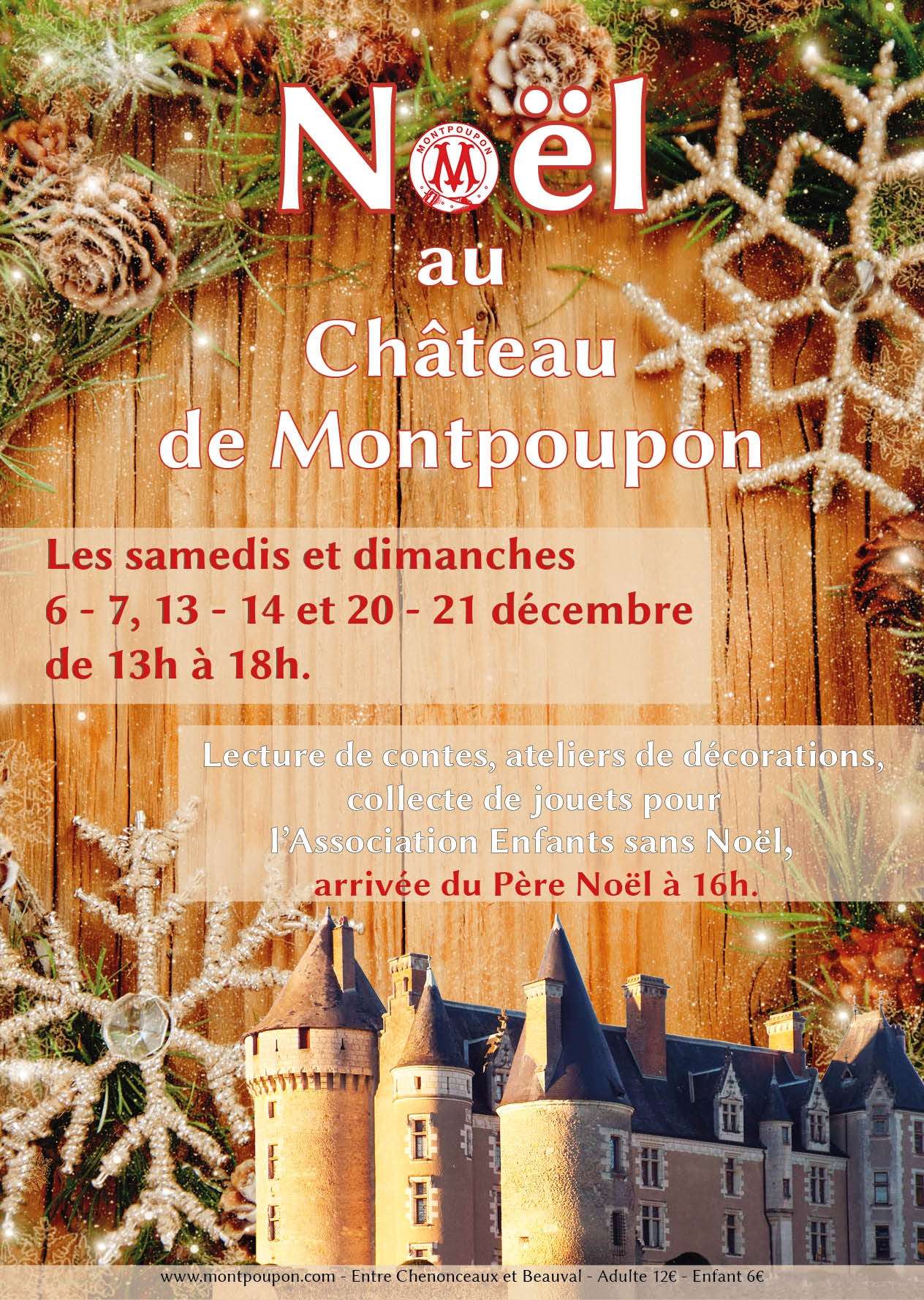 Noël au Château de Montpoupon, les 3 premiers week-ends de décembre 2025