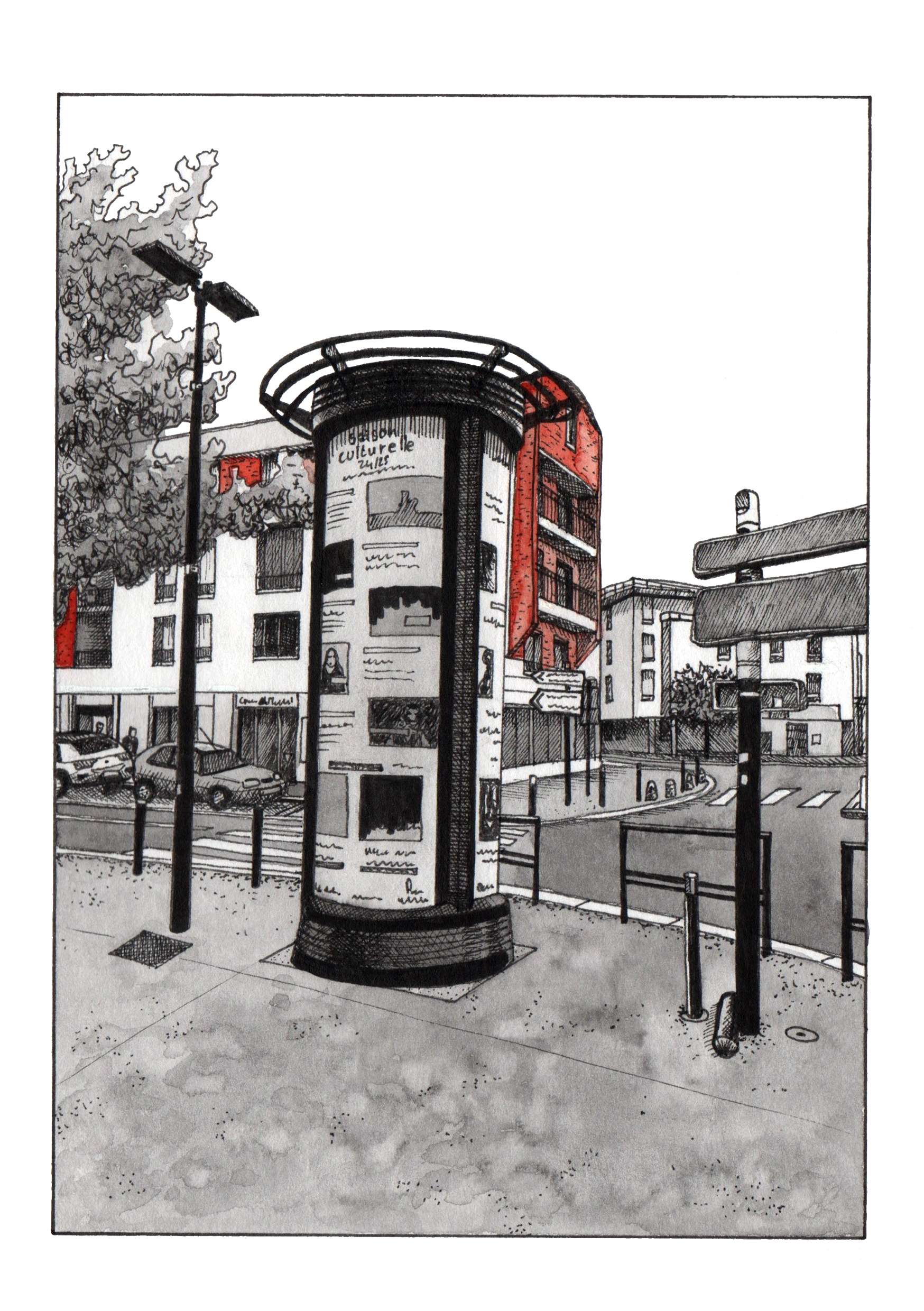 Saint Pierre des Corps vu par Cloomy