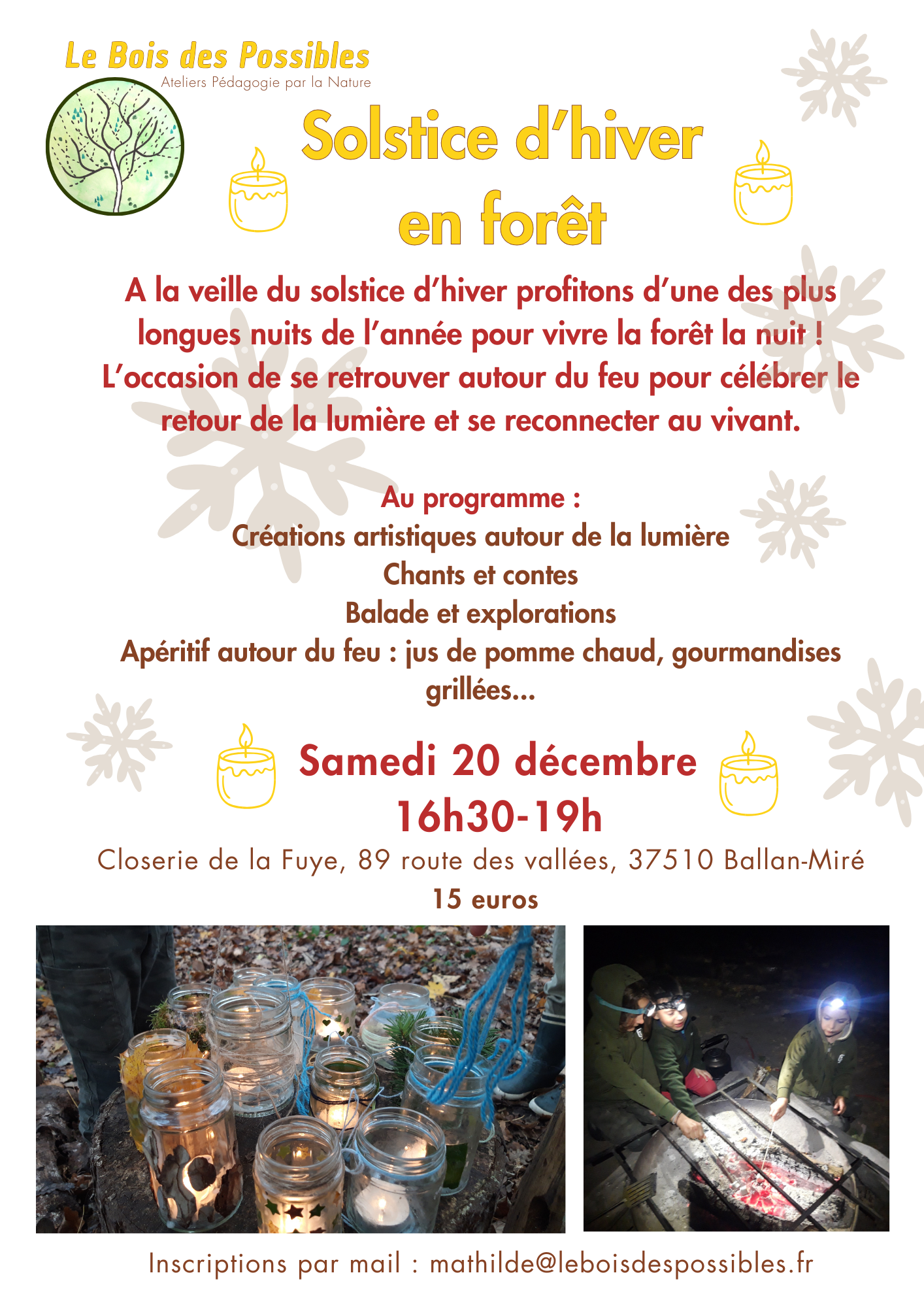 Affiche solstice d'hiver