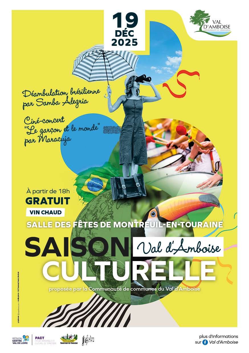 Saison culturelle Val d'Amboise - Brésil