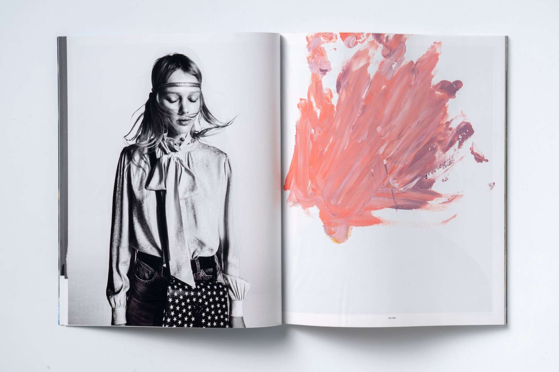 Clément Rodzielski, Sans titre, 2020 magazine peint